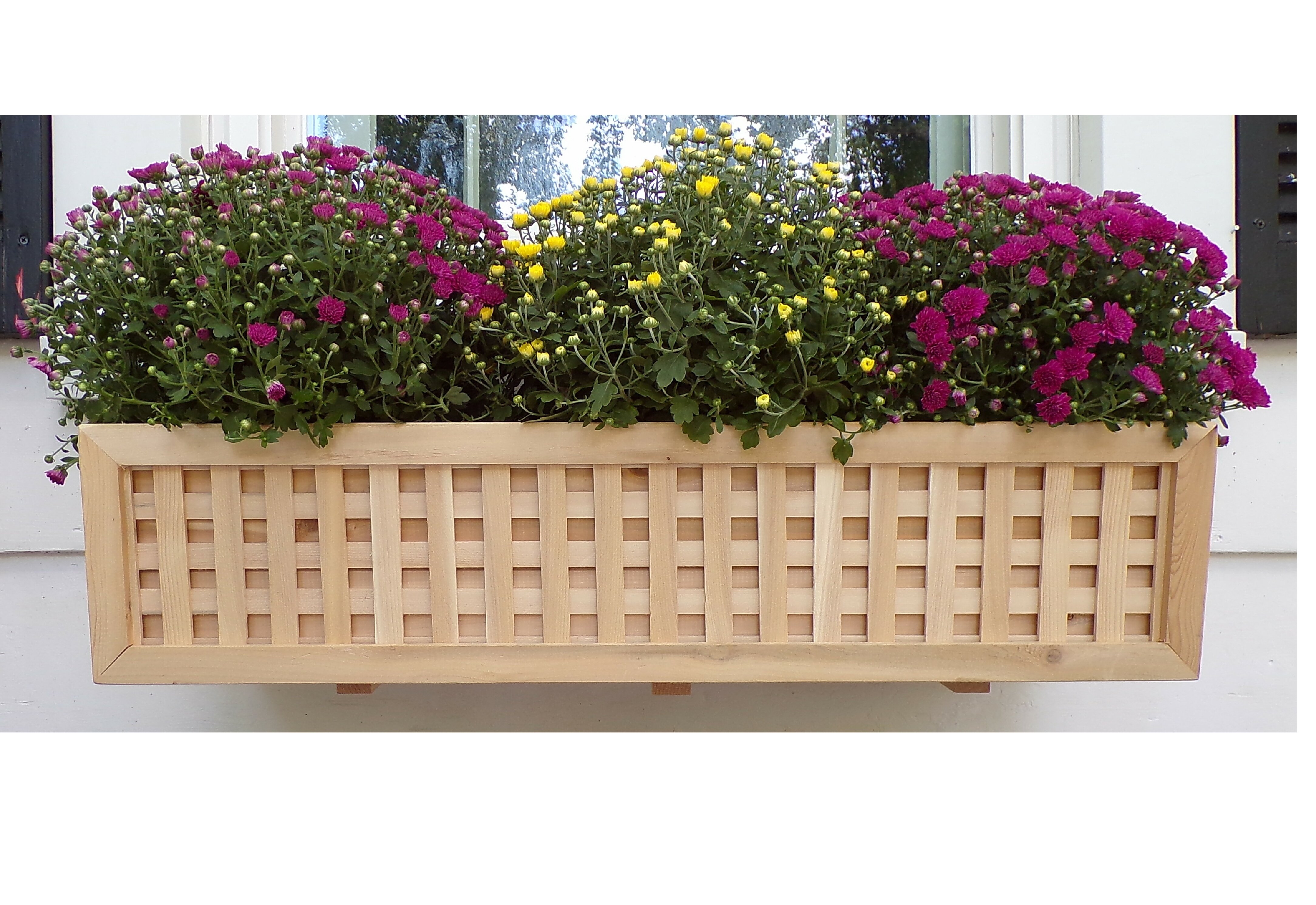 Cedar outlets Wood - Window Planter Box